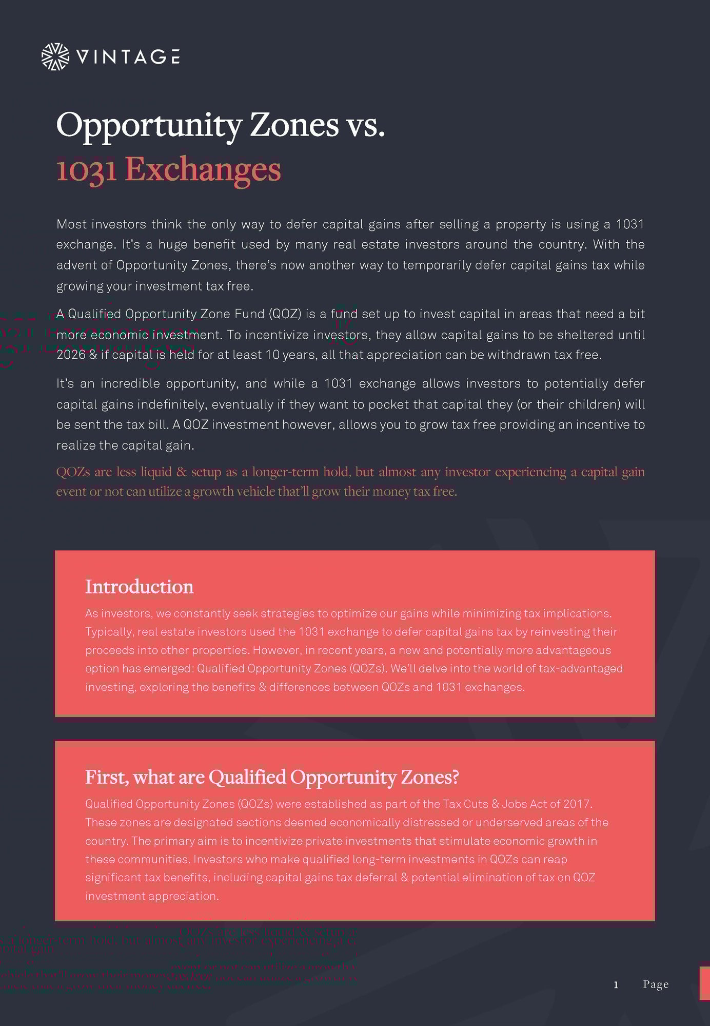Opportunity Zone v. 1031 Exchange Whitepaper 2023_Page_1